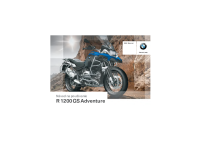 BMW R1200 GS ADVENTURE - Navod na pouzivanie SK 2013